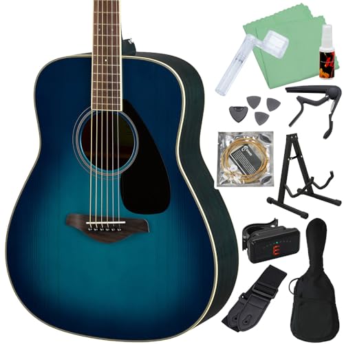 Amazon | YAMAHA FG820 SB アコースティックギター初心者12点セット