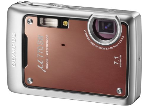 Amazon | OLYMPUS 防水デジタルカメラ μ770SW (ミュー) モカブラウン