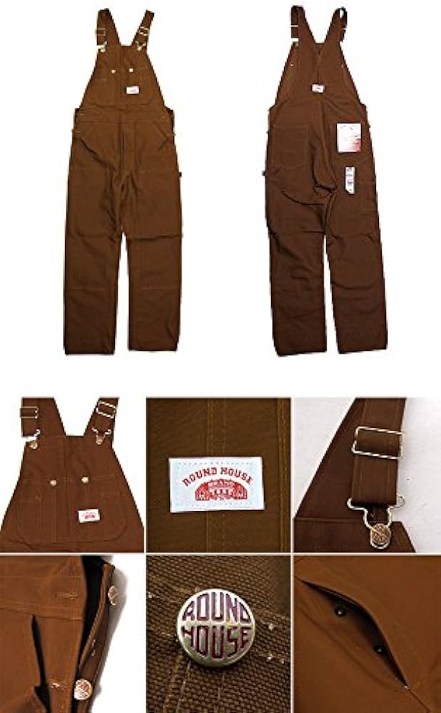 Amazon | [ラウンド ハウス] オーバーオール ブラウンダック