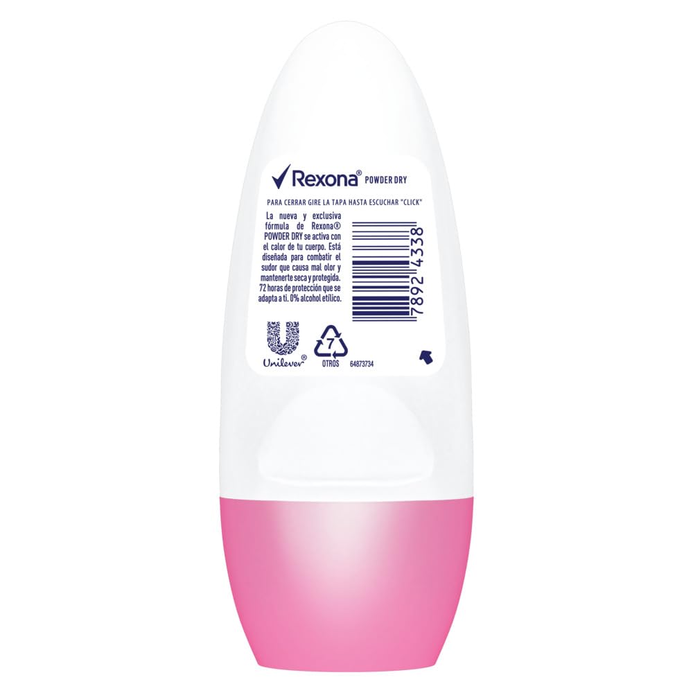 Amazon.com : REXONA desodorante antitranspirante powder en roll on