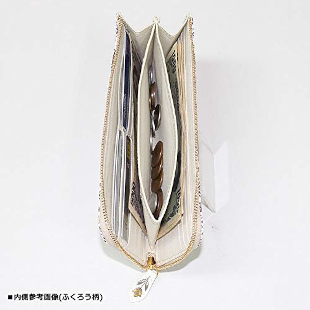 Amazon.co.jp: [浅草文庫] L字ファスナー 長財布 いろあそび 柄 スリム