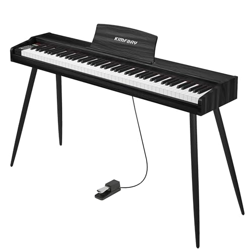Amazon | KIMFBAY 電子ピアノ 88鍵盤 木製 電子 ピアノ 88鍵 Digital