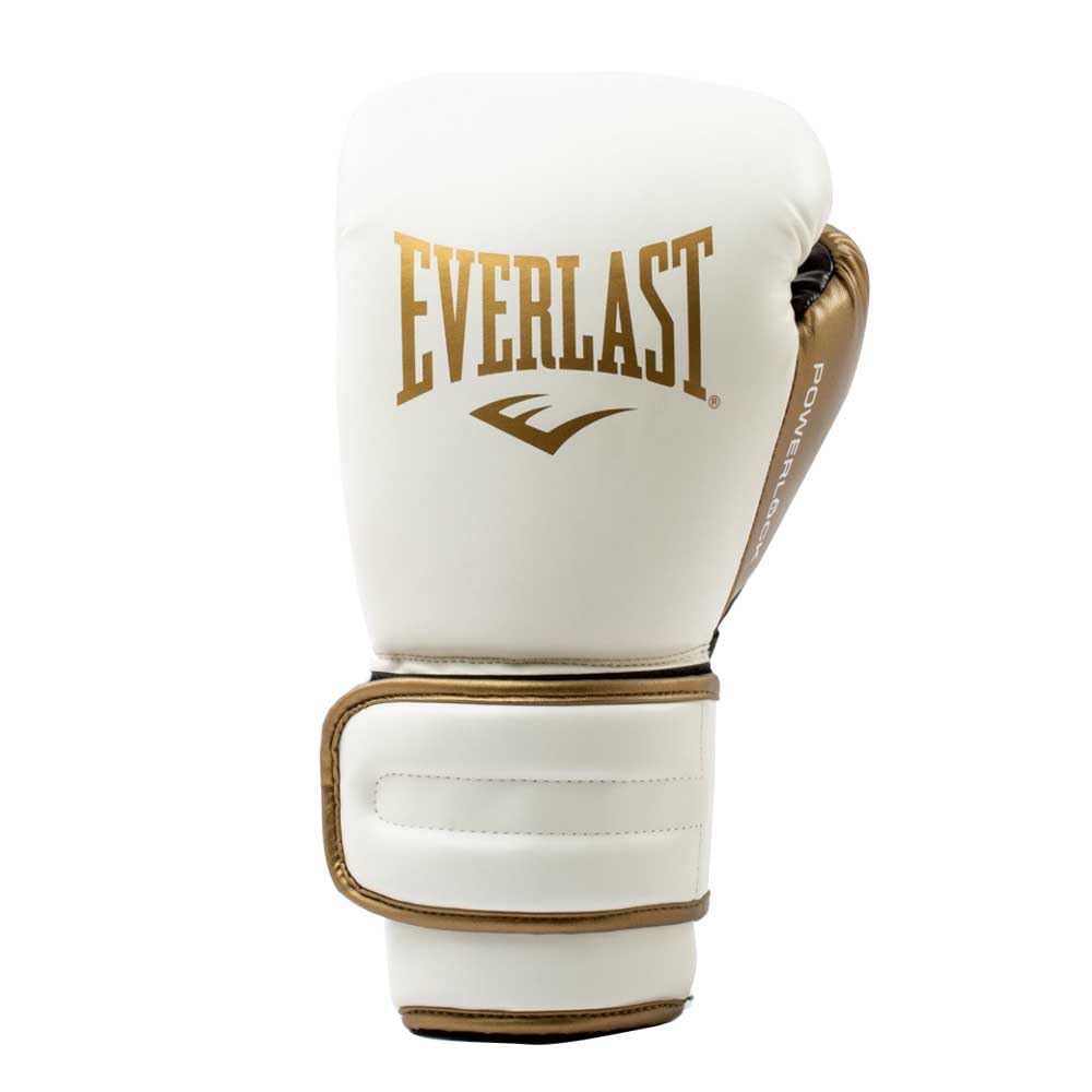 Amazon.co.jp: Everlast Powerlock2 Boxing Gloves White/Gold 12oz
