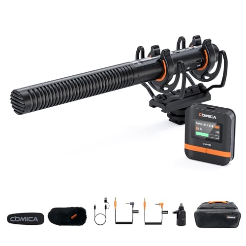 Amazon | ワイヤレスマイクcomica VM40 ガンマイク【32BIT、32G内部