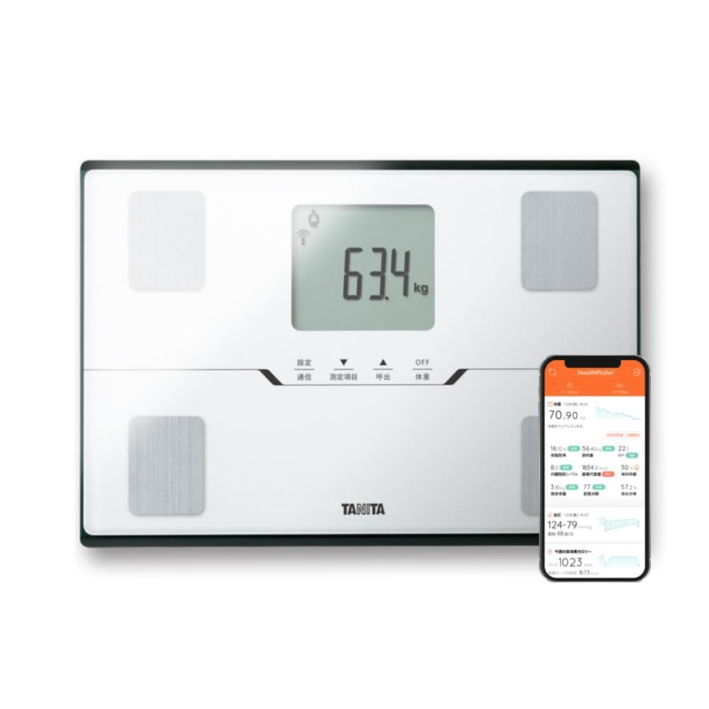 Amazon | タニタ(Tanita) 体重計 体組成計 スマホ連動 ヘルスメーター