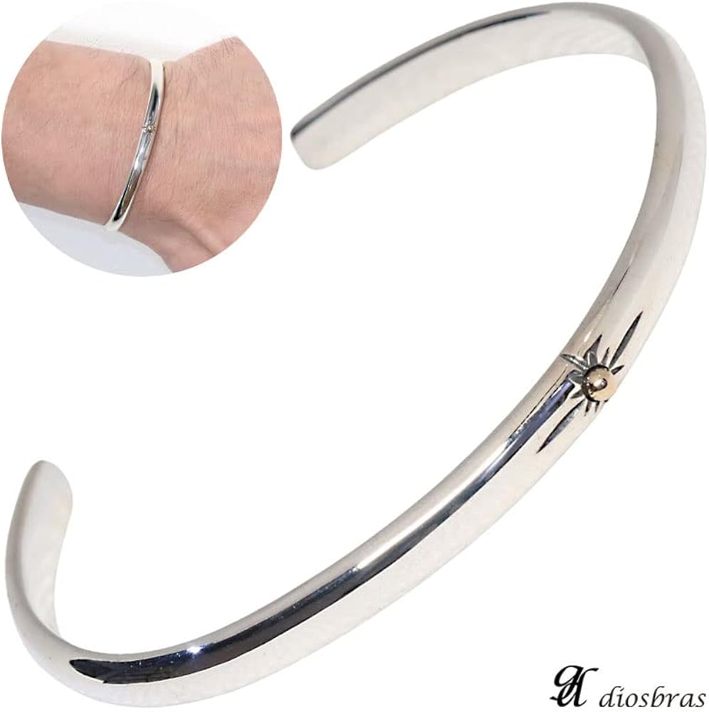 Amazon | [diosbras] バングル 10K K10 10金ゴールド 太陽神 サン