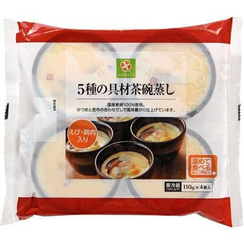 Amazon.co.jp: スマイルライフ 5種の具材茶碗蒸し 110gX4個入 : 食品