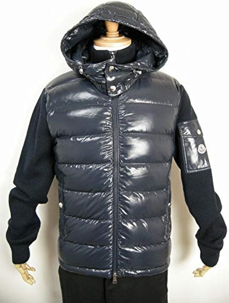 Amazon | [モンクレール] MA-1型ニット ダウンジャケット ニットダウン