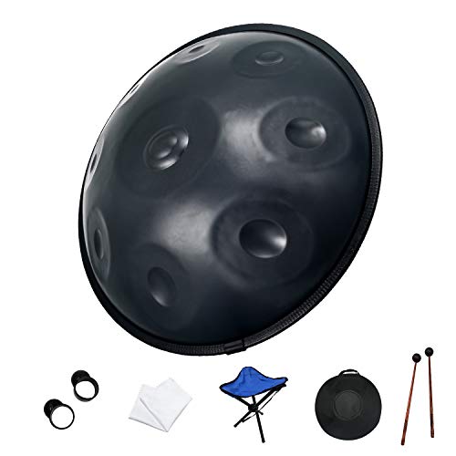 Amazon | ハンドパン スティールドラム 打楽器 ，ハンドパンDマイナー9