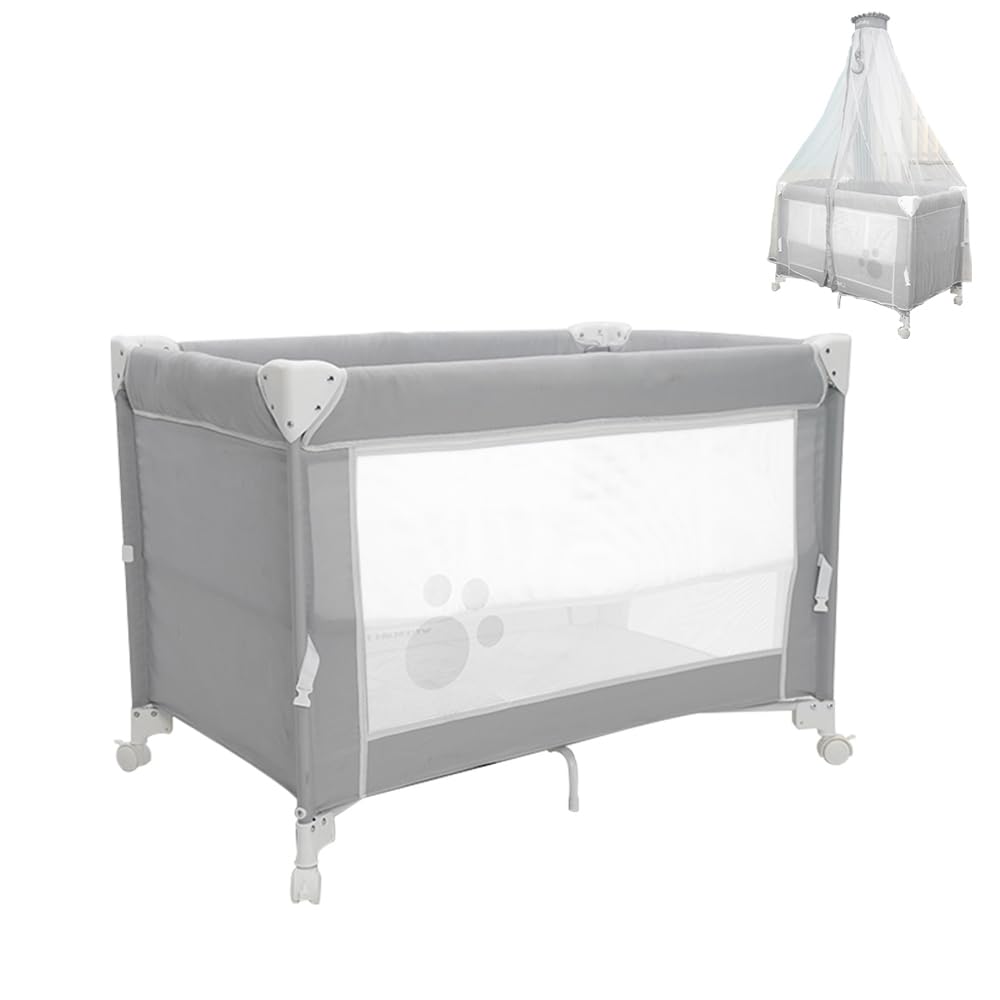 Amazon.co.jp: Yilucess プレイヤード 折りたたみ ベビーベッド ベビー