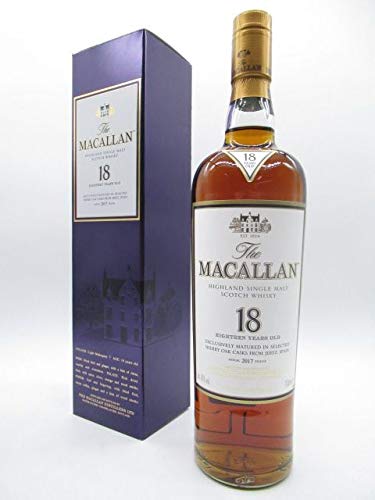Amazon.co.jp: [旧ボトル] ザ・マッカラン 18年 シェリーオーク 2017