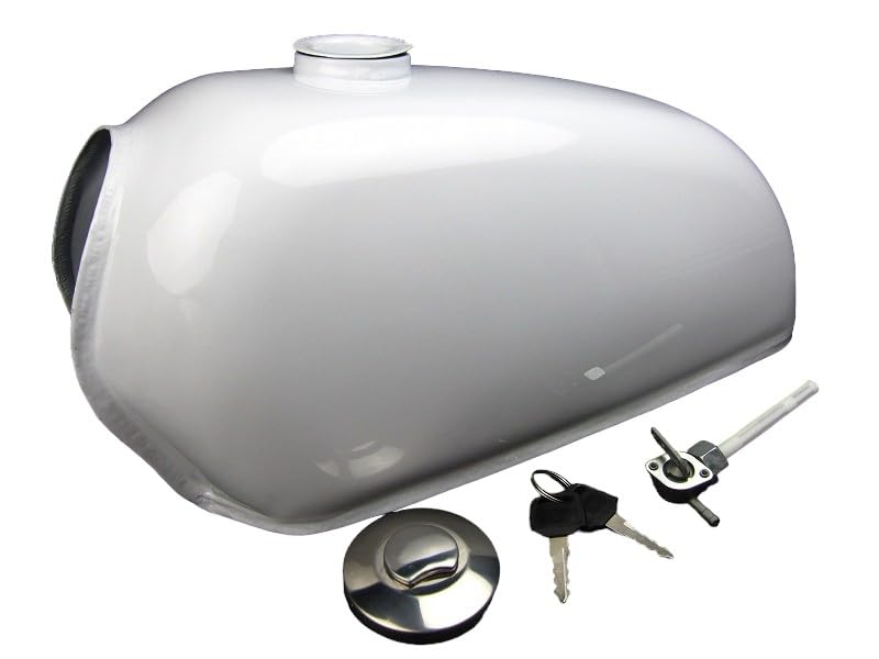 Amazon | ミニモト エイプ50/100 燃料タンク5.5Lホワイト | タンク