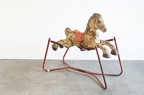 Amazon.co.jp: イギリスアンティーク スプリングホース①/ブリキ