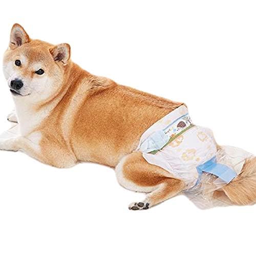 Amazon.co.jp: うんぽパンツ M・32枚 オムツ うんちポケット付き 犬