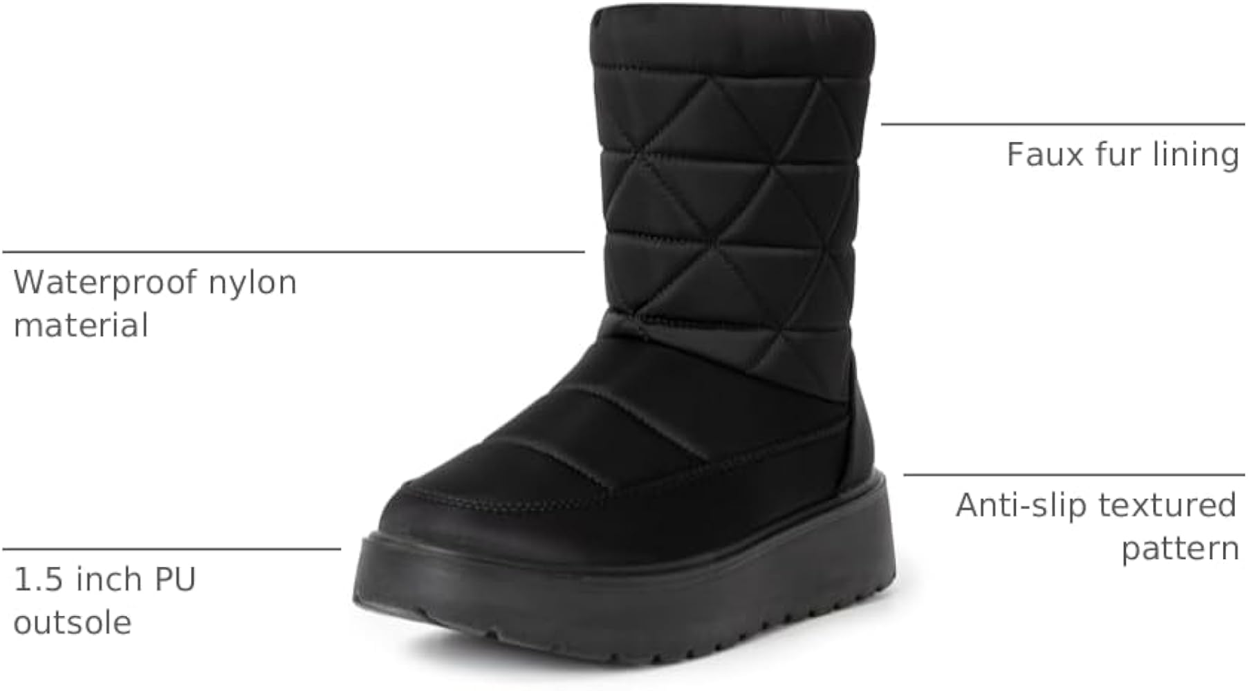 Amazon.com | Alpine Swiss Zoey Women's Winter Boots | Waterproof