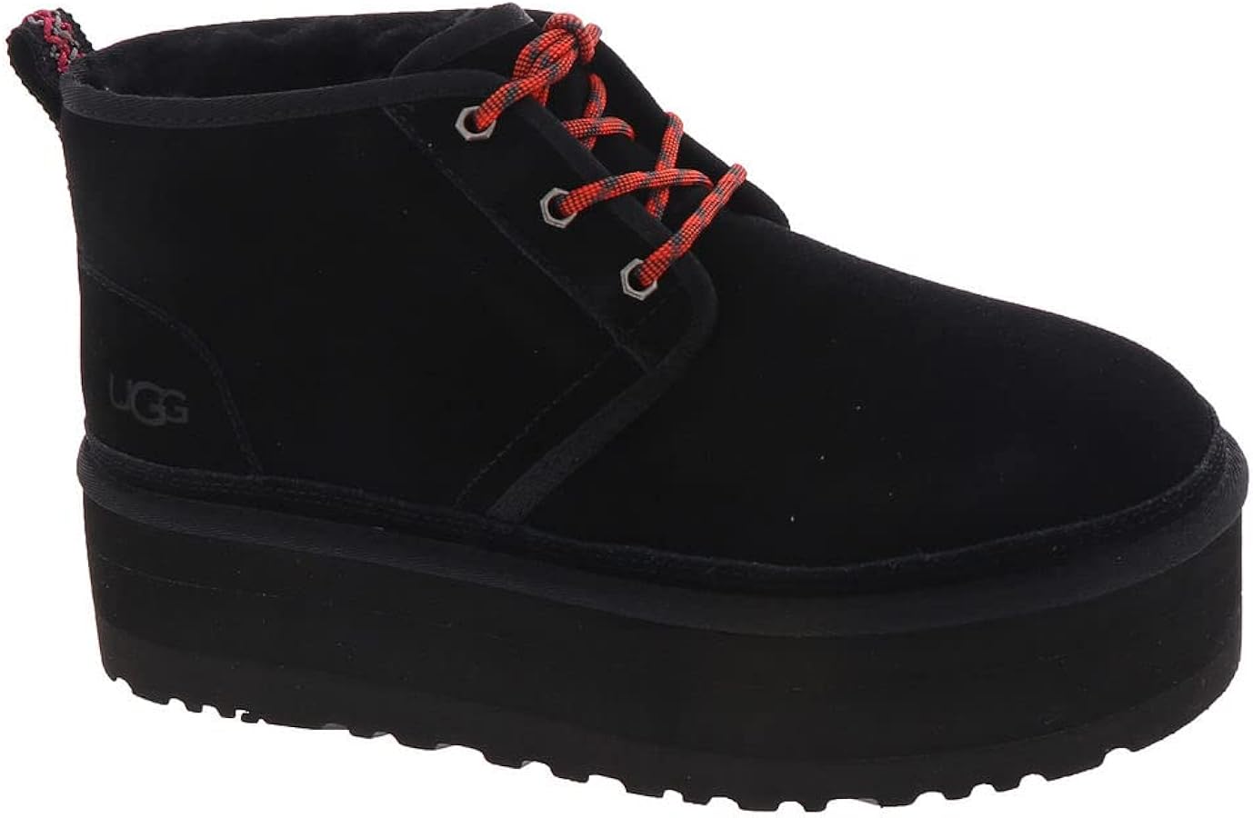 Amazon.com | UGG Women's Neumel Heritage Platform Boot, Black, 5