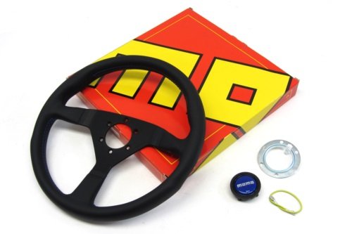 Amazon | MOMO モンテカルロ 350mm レザーハンドル ブルーステッチ