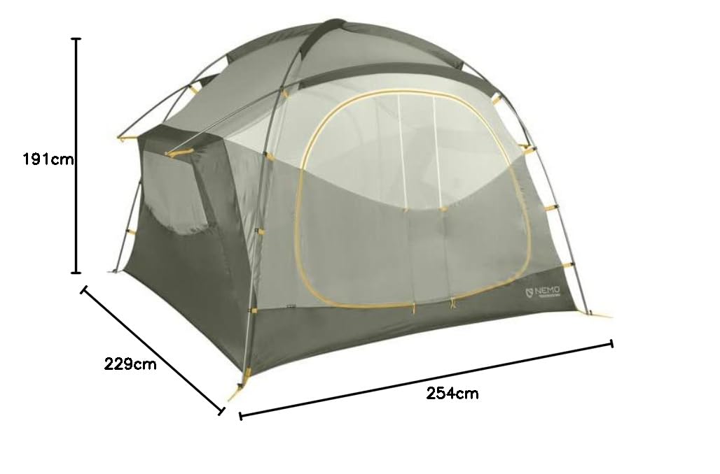 Amazon.co.jp: NEMO (ニーモ) オーロラハイライズ 4P マーシュ NM-ARH