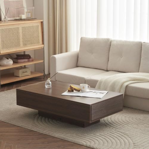 Amazon.co.jp: ローテーブル センターテーブル 収納付き大容量 簡単