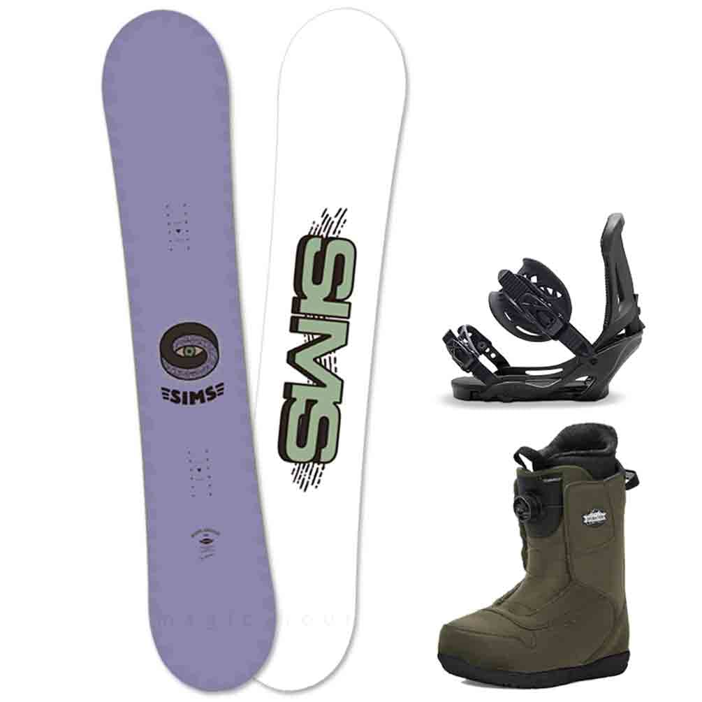 激安！処分価格！SIMSスノーボード・Rideビンディングセット
