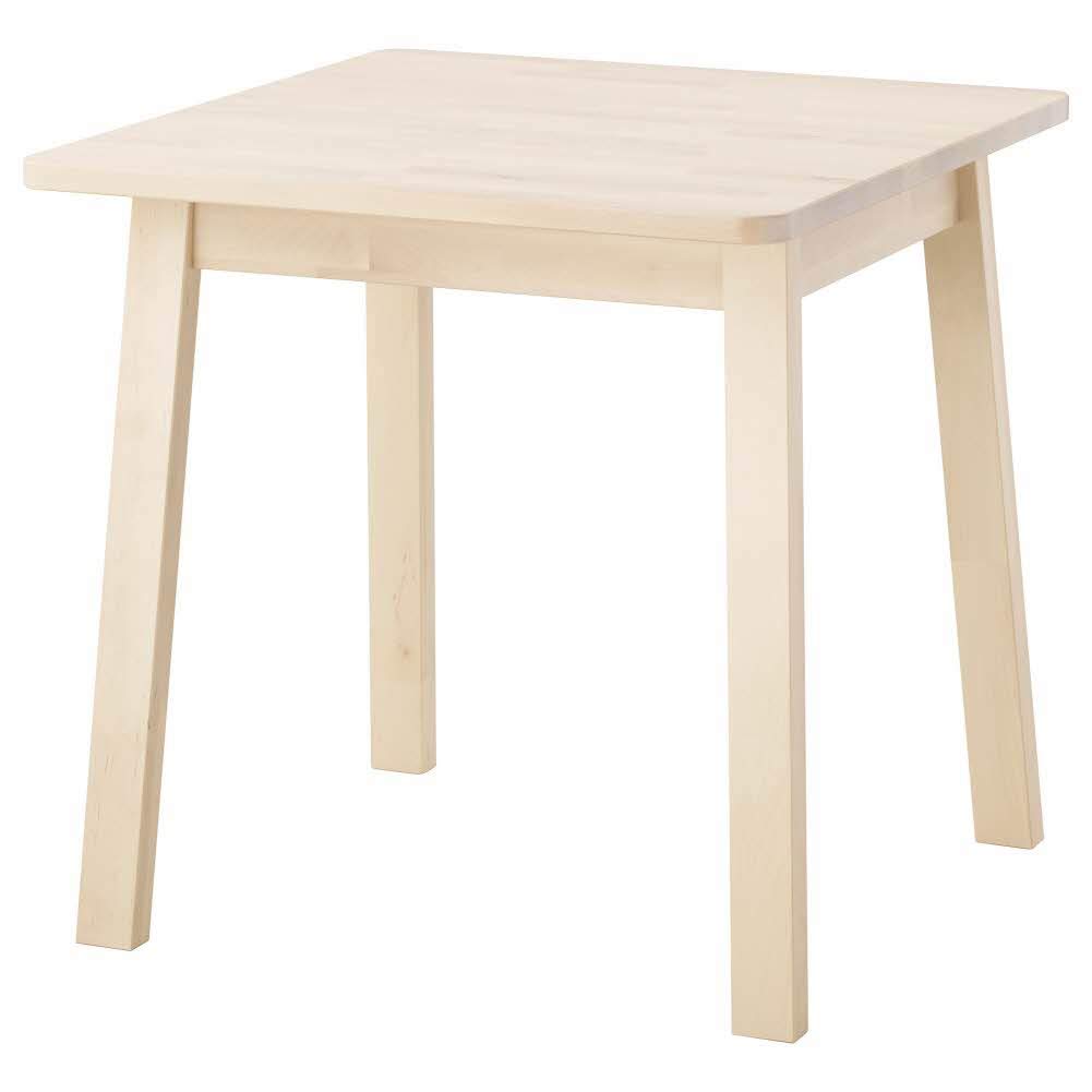 NORRAKER Table Birch 74x74 cm : Amazon.ca: Home