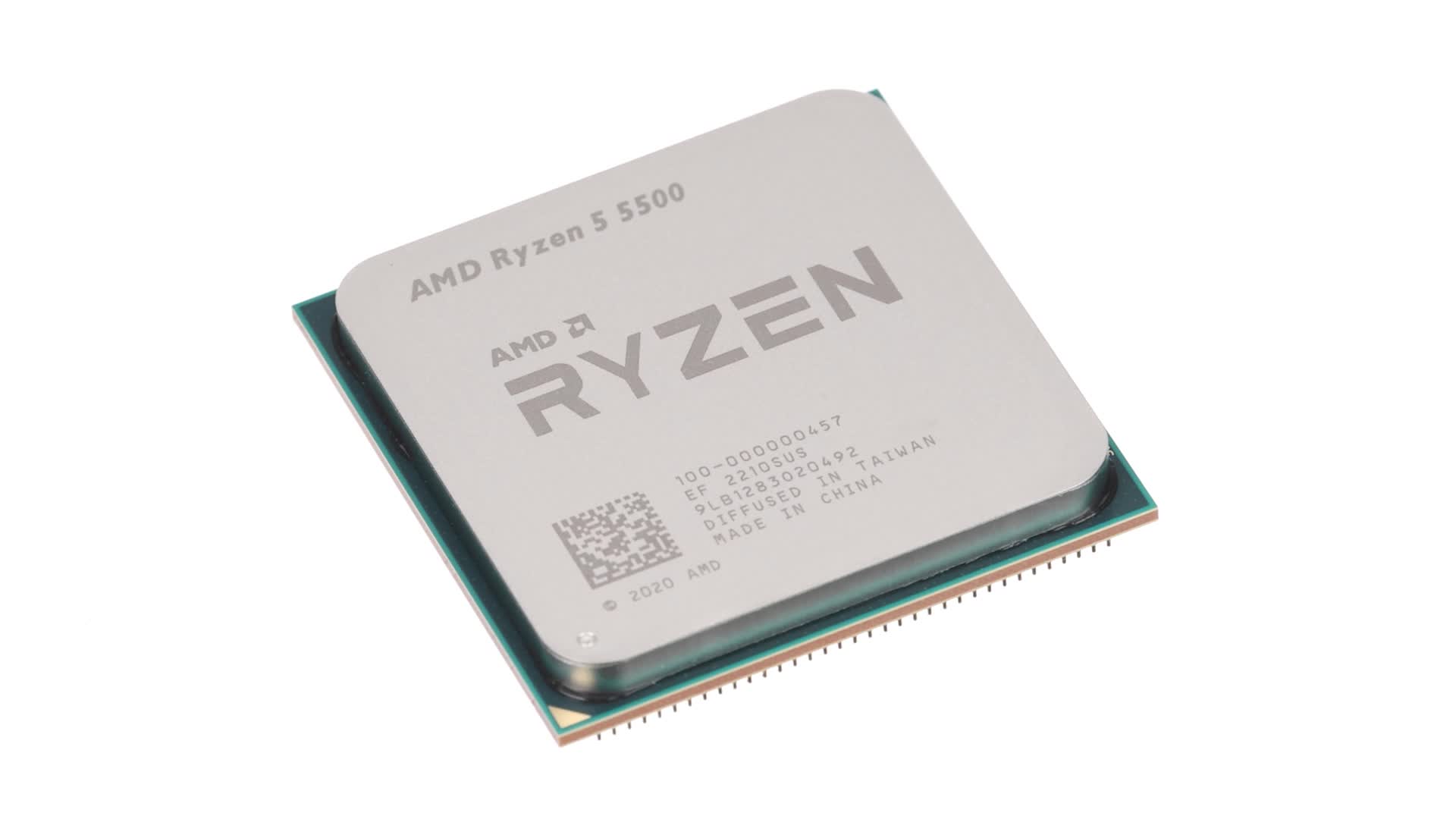 AMD Ryzen 5 5500 Processor (6 cores/12 threads, 65W DTP, AM4