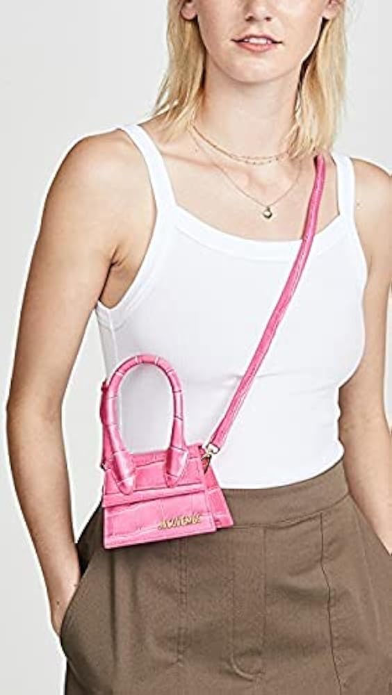 Amazon | [ジャックムス] Le Chiquito Croc-effec ミニ レザーバッグ