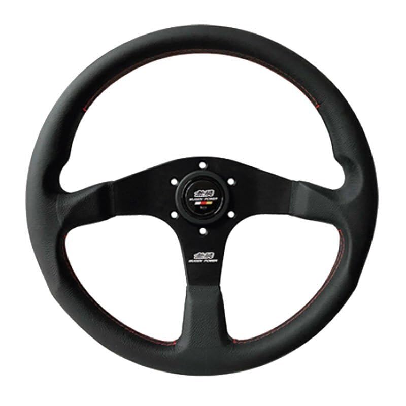 ヒガシMOMO ステアリングホイール 3スポーク 黒 ヒガシMOMO