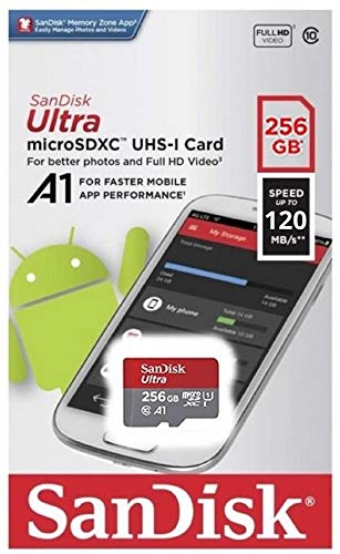 Amazon.com: SanDisk 256GB Micro SDXC Ultra Memory Card Class 10