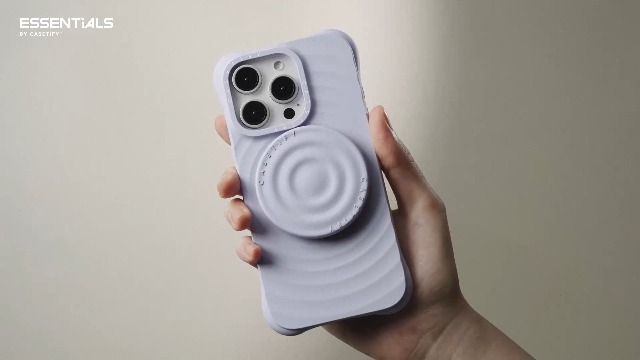 Amazon.co.jp: CASETiFY Snappy™ ウェーブ シリコン グリップスタンド