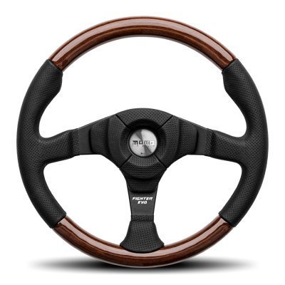 Amazon | MOMO ステアリング (モモ ファイター エボ レザー&ウッド