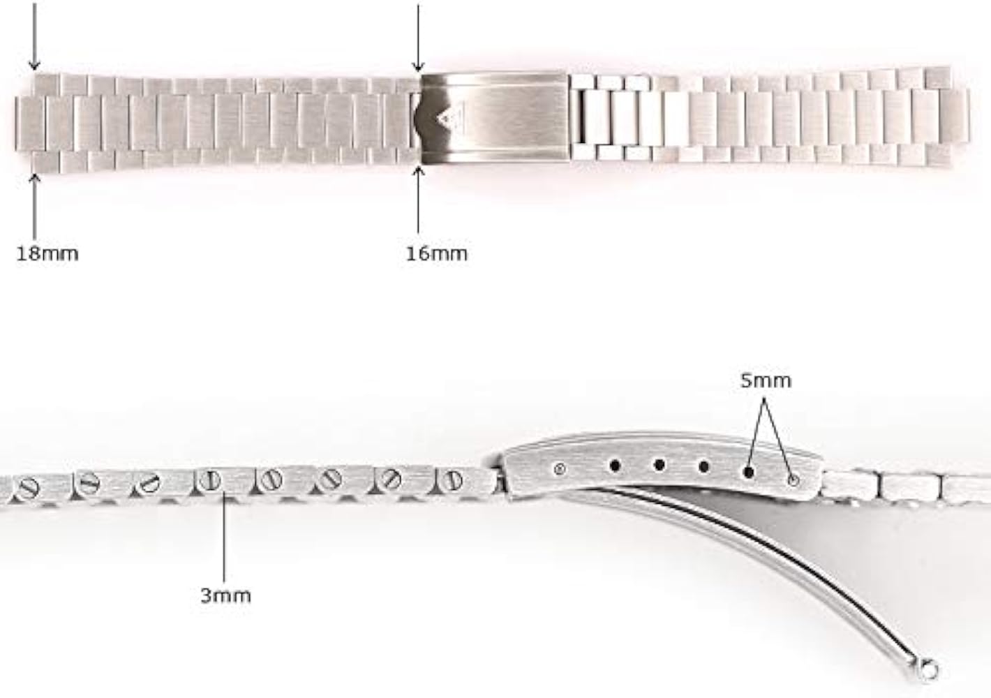 Amazon.co.jp: [Forstner] 時計 ベルト フォースナー ステンレス