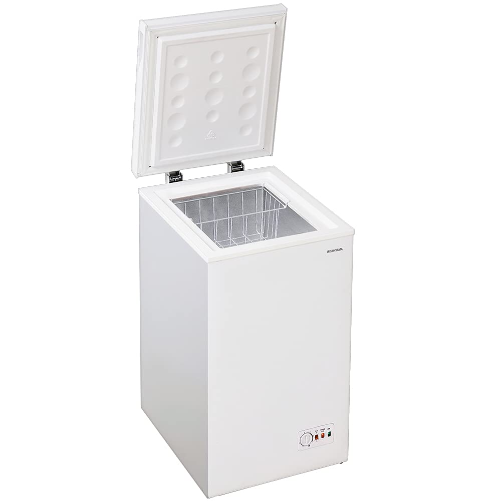 Amazon.co.jp: アイリスオーヤマ 冷凍庫 63L ホワイト ICSD-6A-W 上