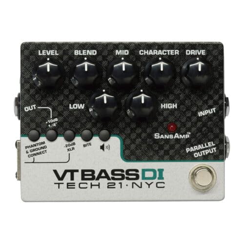 Tech 21 SansAmp Character Series VT Bass DI : Amazon.com.br