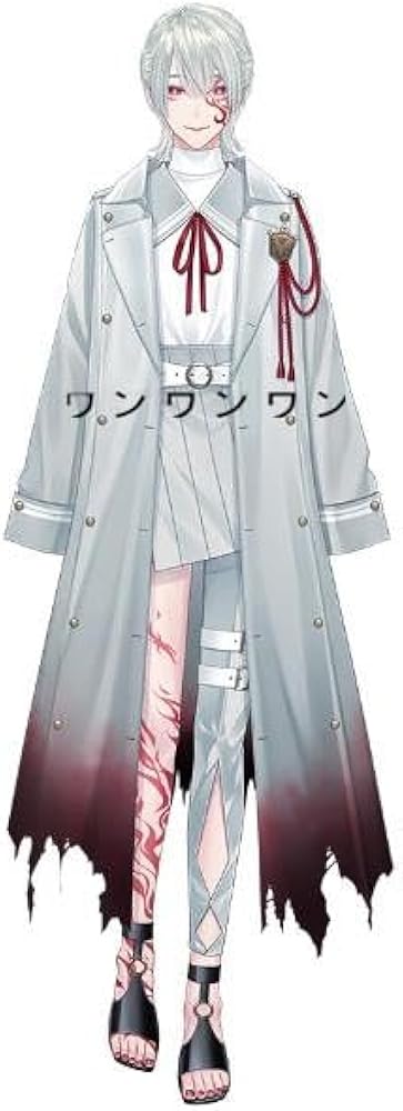 Amazon.co.jp: [ワンワンワン] vtuber 弦月藤士郎 新衣装 コスプレ衣装