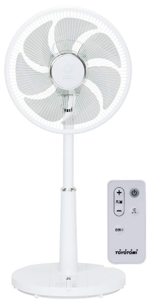 Amazon | トヨトミ リビング扇風機 風量8段階 DCモーター ホワイト FS