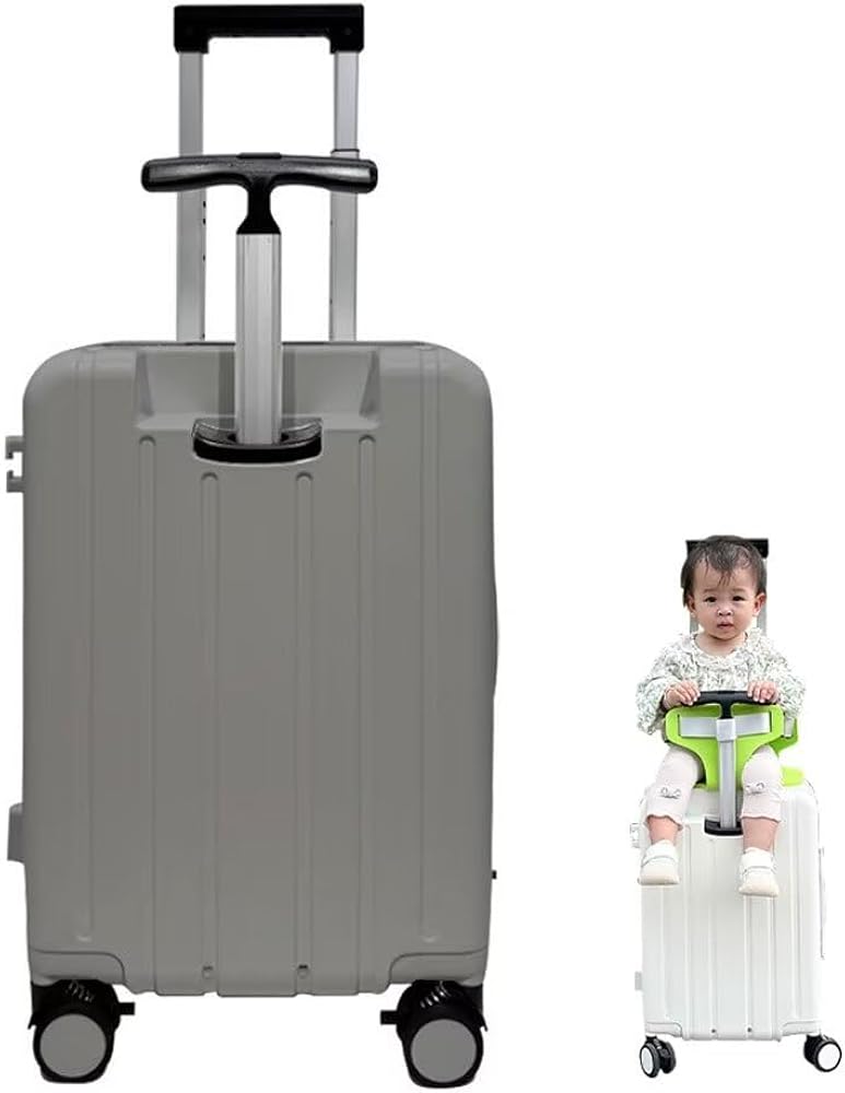 Amazon | [NidoDegatoニード] スーツケース 子供 乗れる 機内持ち込み