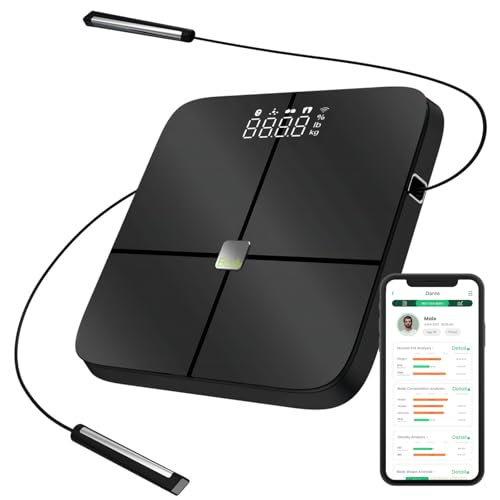 Amazon.co.jp: BodyPedia 体重計 体組成計【 AI×8電極】 44項目測定