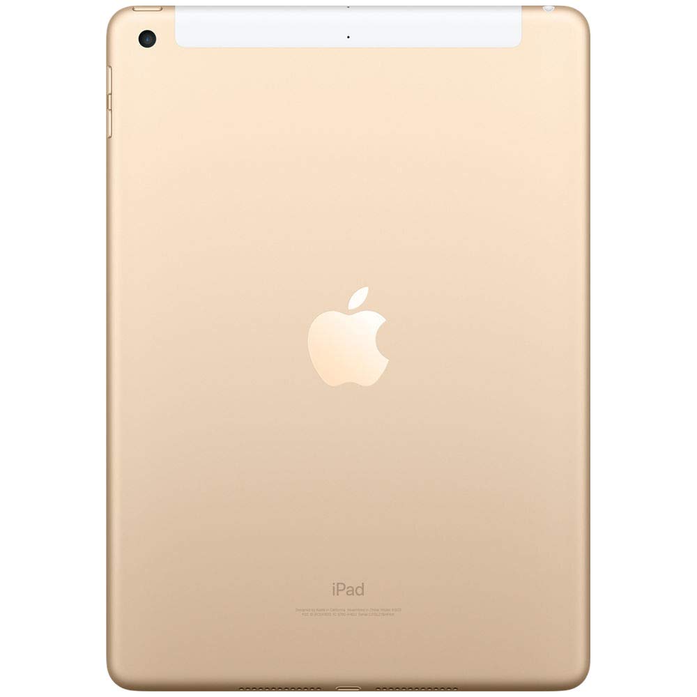 Apple iPad with WiFi + Cellular, 32GB, Gold (2017 Model