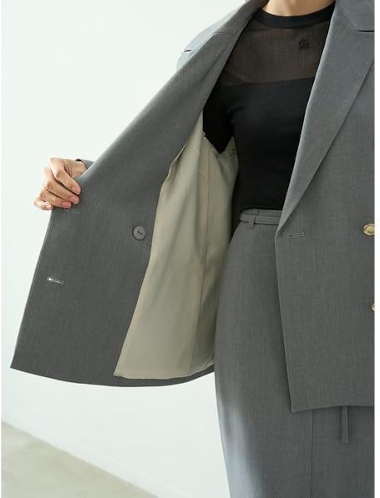 Amazon.co.jp: [スナイデル] Sustainaイレギュラー金ボタンジャケット