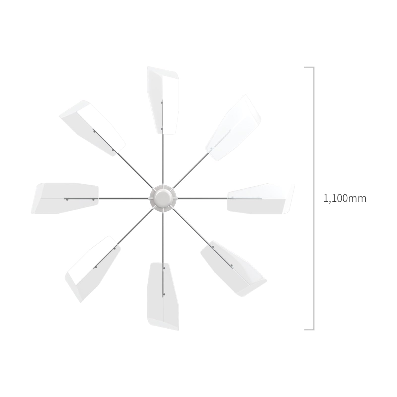 Amazon.co.jp: ハイブリッドファンFA1（ハーフクリア）HBF-FA1-CW 日本