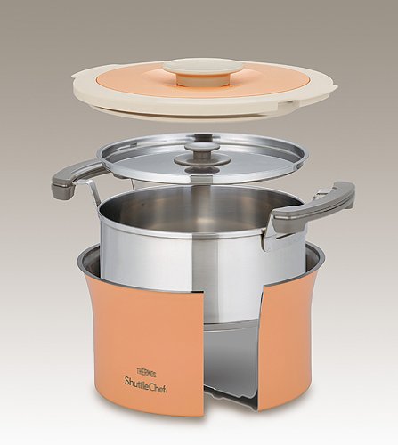 Amazon｜サーモス 真空保温調理器 シャトルシェフ 3.0L キャロット KBE