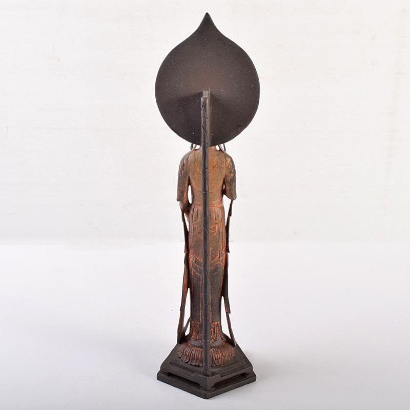 Amazon.co.jp: 仏教美術 樹脂製 レプリカ 百済観音 仏像 置物 高さ約36