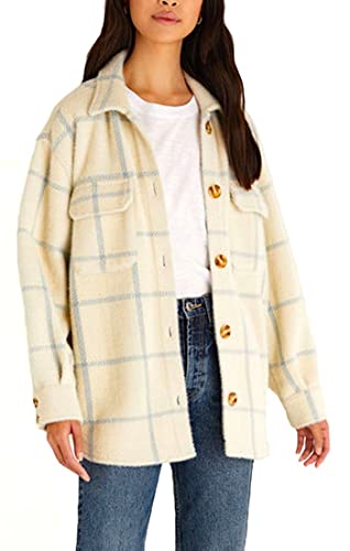 Amazon.com: Plaid Tucker Jacket Sand / Large : Clothing, Shoes