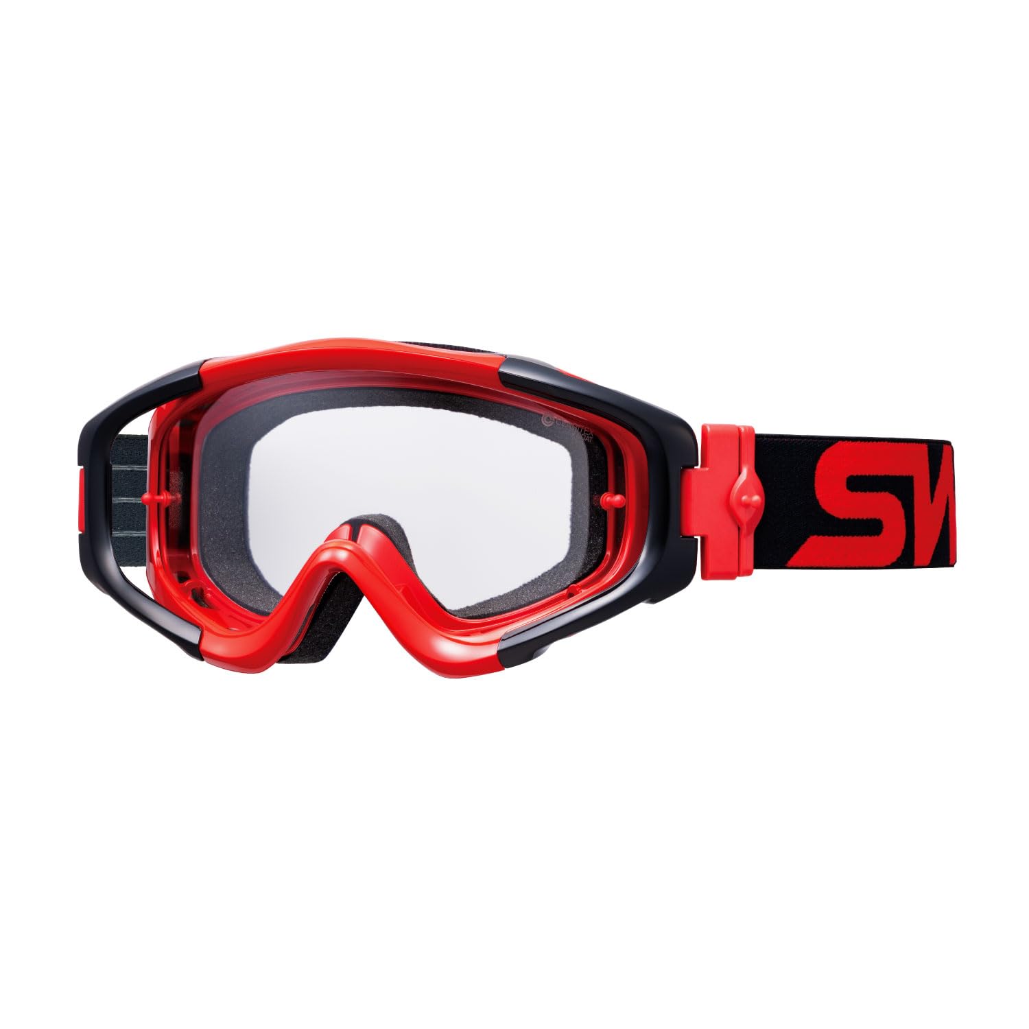 Amazon | [スワンズ] 日本製 ダートゴーグル MX-TALON-HC BK/R