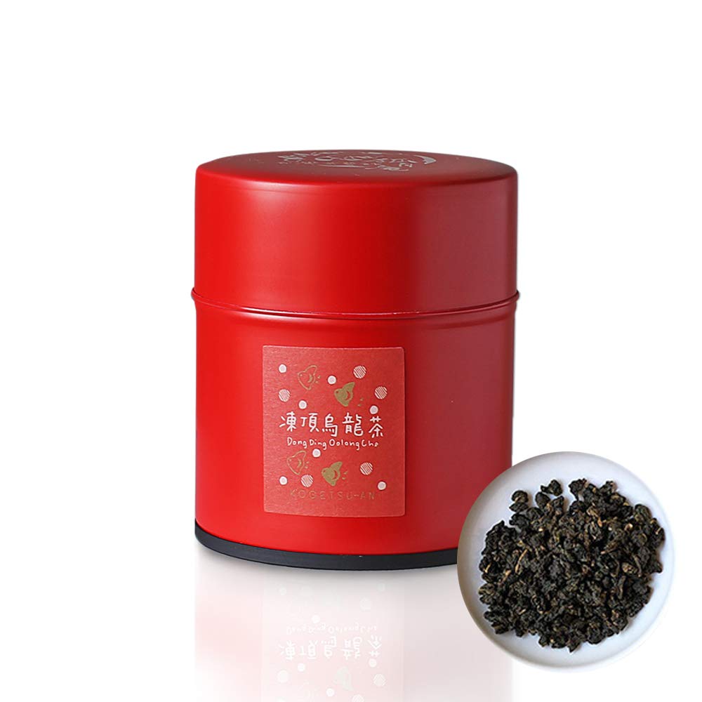 Amazon.co.jp: 【台湾茶藝館 狐月庵】 凍頂烏龍茶 茶缶 20g 台湾茶