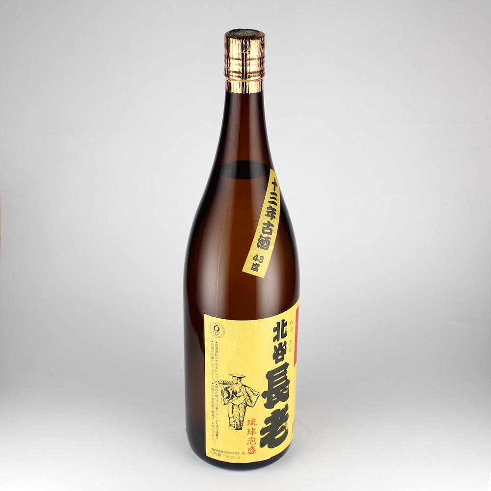 Amazon.co.jp: 北谷長老酒造工場 北谷長老13年古酒 箱付 43度1800ml