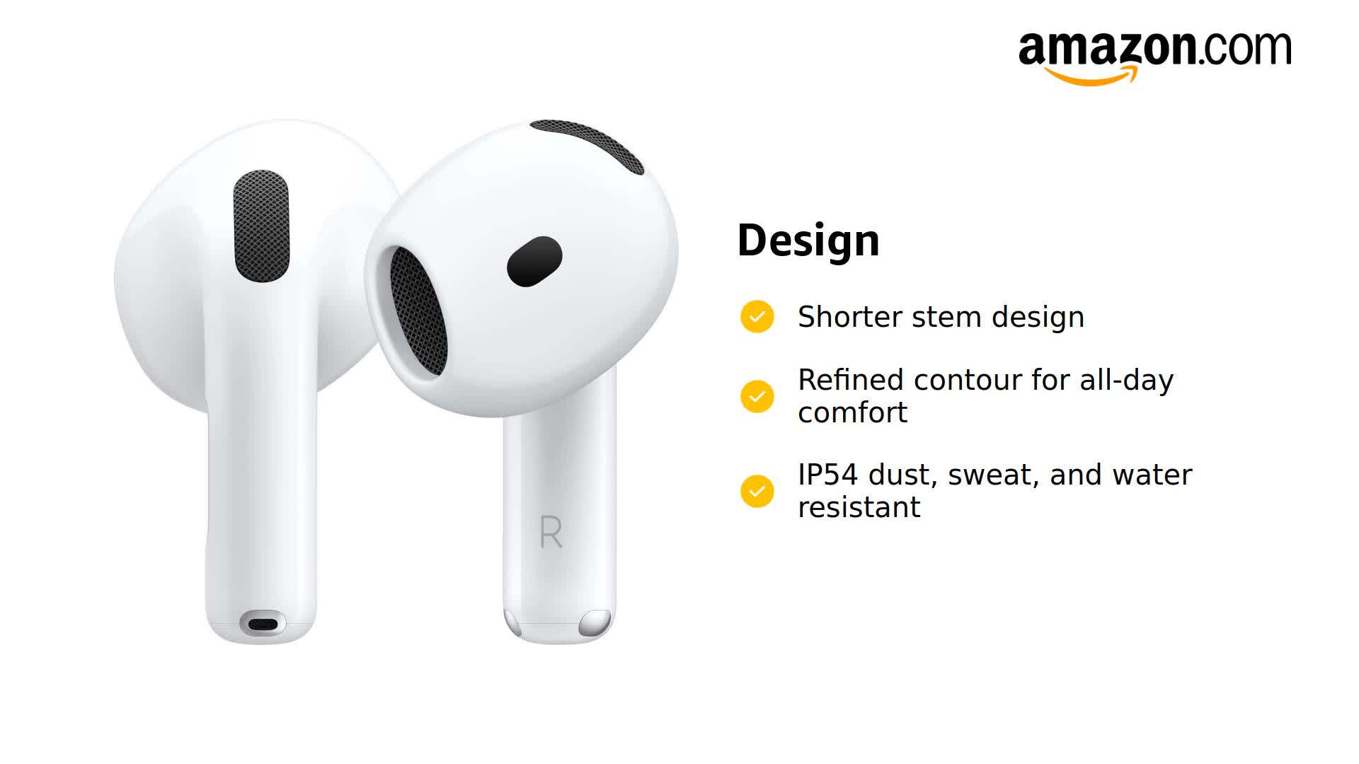 Amazon.com: Apple Airpods 4 (Renewed) : Electronics