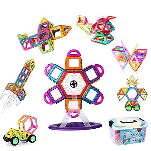 Amazon | FlyCreat マグネットブロック おもちゃ 磁気おもちゃ 磁石