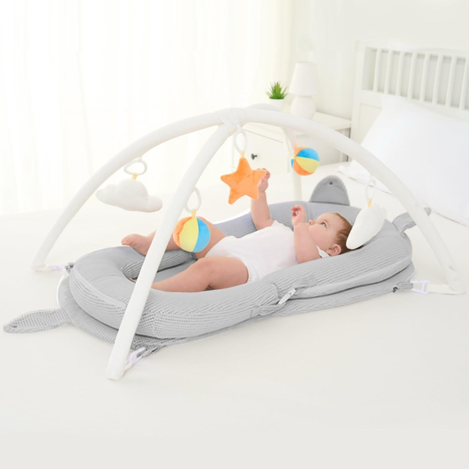 Amazon.co.jp: enne. ベッドインベッド 赤ちゃん 吐き戻し防止 新生児